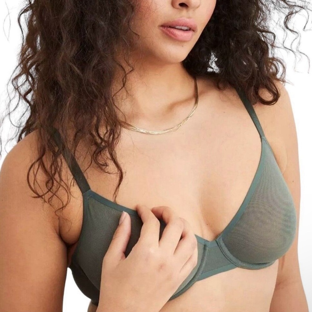 Small Aerie by American Eagle BRA SMOOTHEZ Mesh BALCONETTE‎, NWT